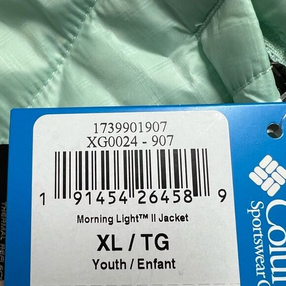 NWT Columbia Morning Light II Jacket Omni Heat Water Resistant Youth XL 18/20 - Picture 10 of 14